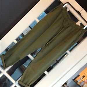 Army Green Soft Joggers